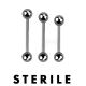 STERILE Titanium Barbell (5) 1.6x16mm