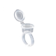 Finger Ring Clear with Lid 100