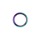 Segment Rings 1.2mm - Rainbow